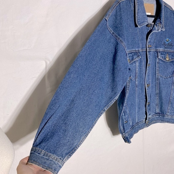 Vintage Western Concepts Big Valley Jamboree Denim Jean Jacket L - Picture 8 of 14